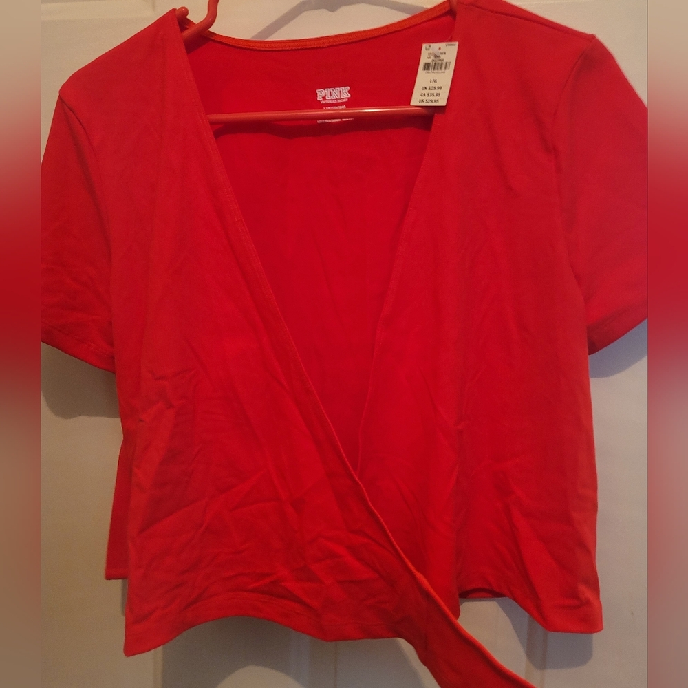 Brand new wrap around shirt from Pink
